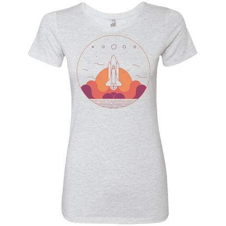 T-Shirts Heather White / S Discovery Star Women's Triblend T-Shirt