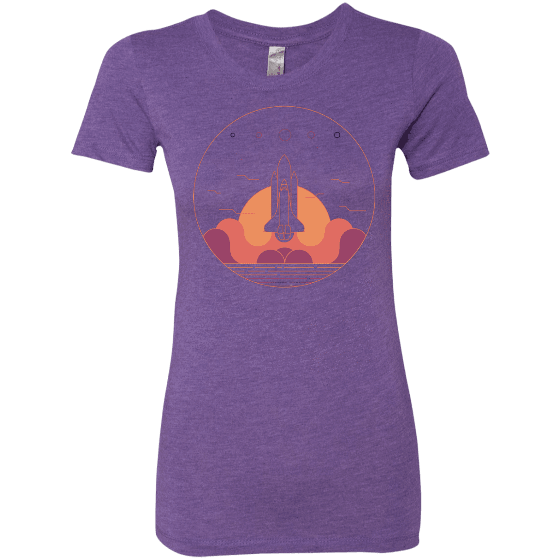 T-Shirts Purple Rush / S Discovery Star Women's Triblend T-Shirt