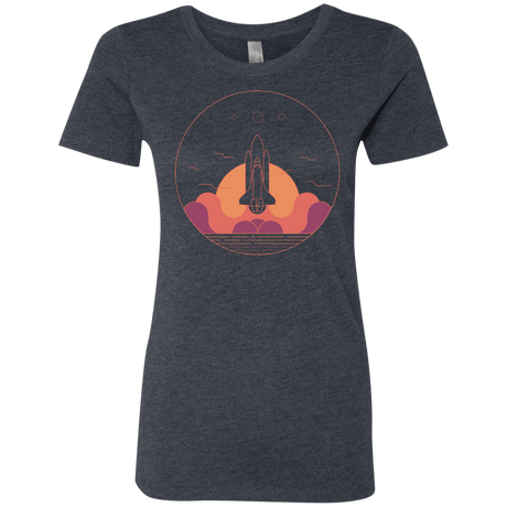 T-Shirts Vintage Navy / S Discovery Star Women's Triblend T-Shirt