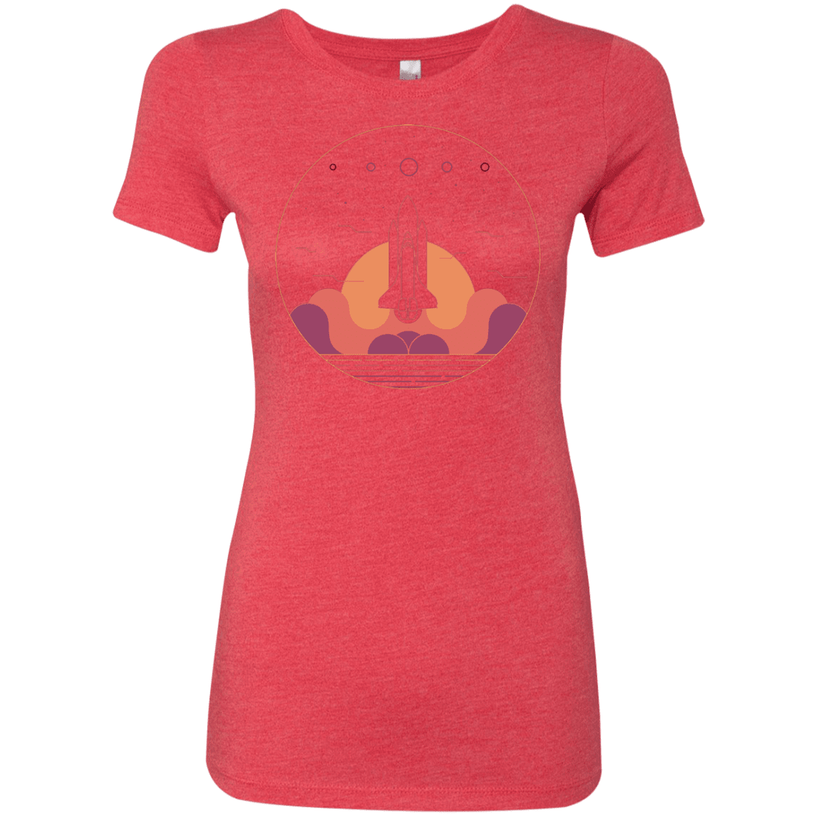 T-Shirts Vintage Red / S Discovery Star Women's Triblend T-Shirt