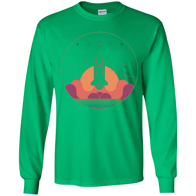 T-Shirts Irish Green / YS Discovery Star Youth Long Sleeve T-Shirt