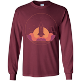 T-Shirts Maroon / YS Discovery Star Youth Long Sleeve T-Shirt