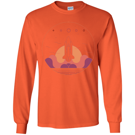 T-Shirts Orange / YS Discovery Star Youth Long Sleeve T-Shirt
