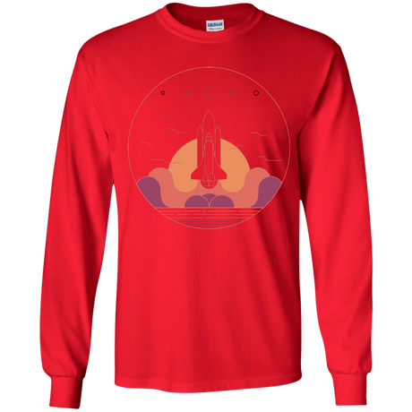 T-Shirts Red / YS Discovery Star Youth Long Sleeve T-Shirt