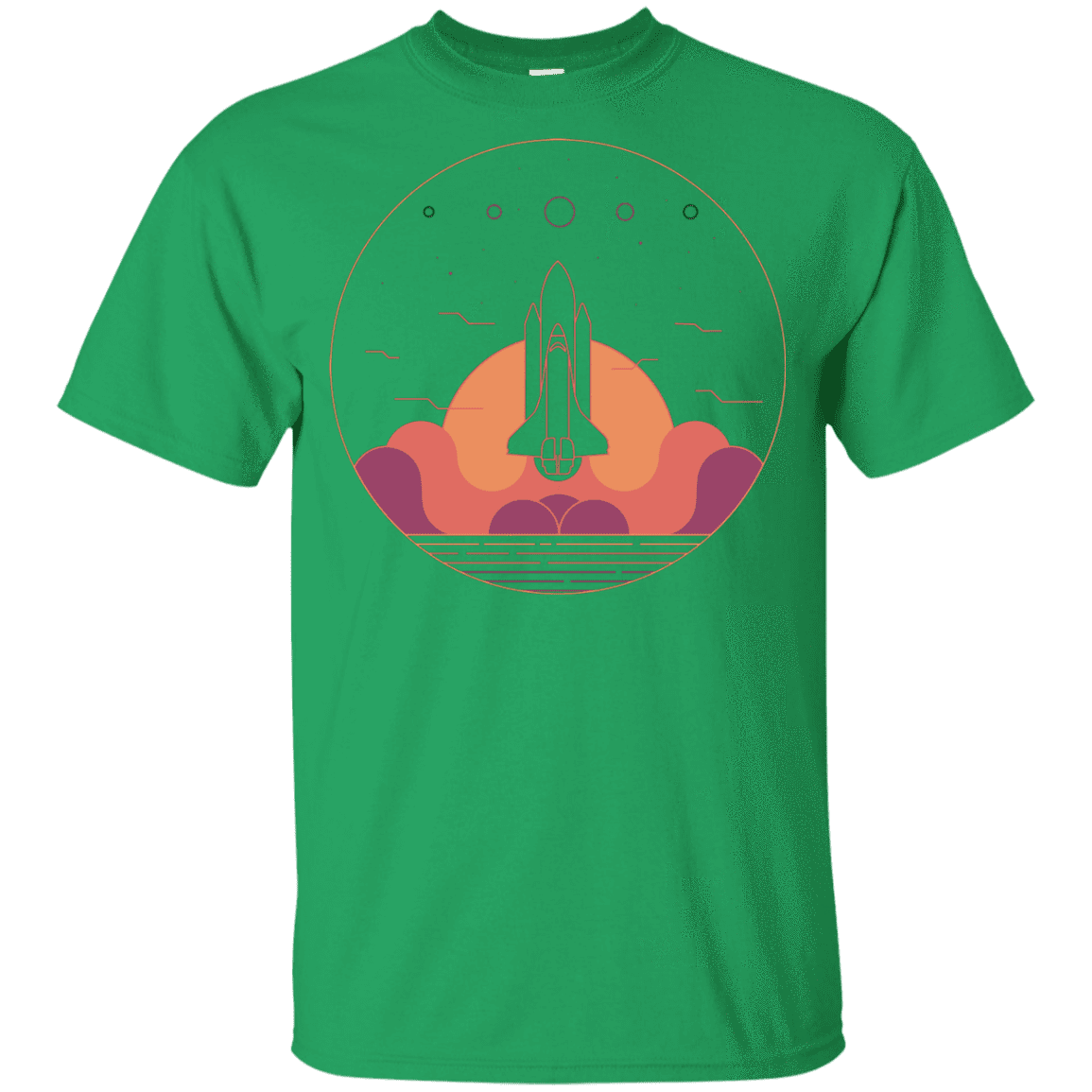 T-Shirts Irish Green / YXS Discovery Star Youth T-Shirt