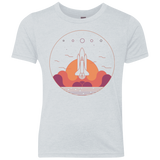 T-Shirts Heather White / YXS Discovery Star Youth Triblend T-Shirt