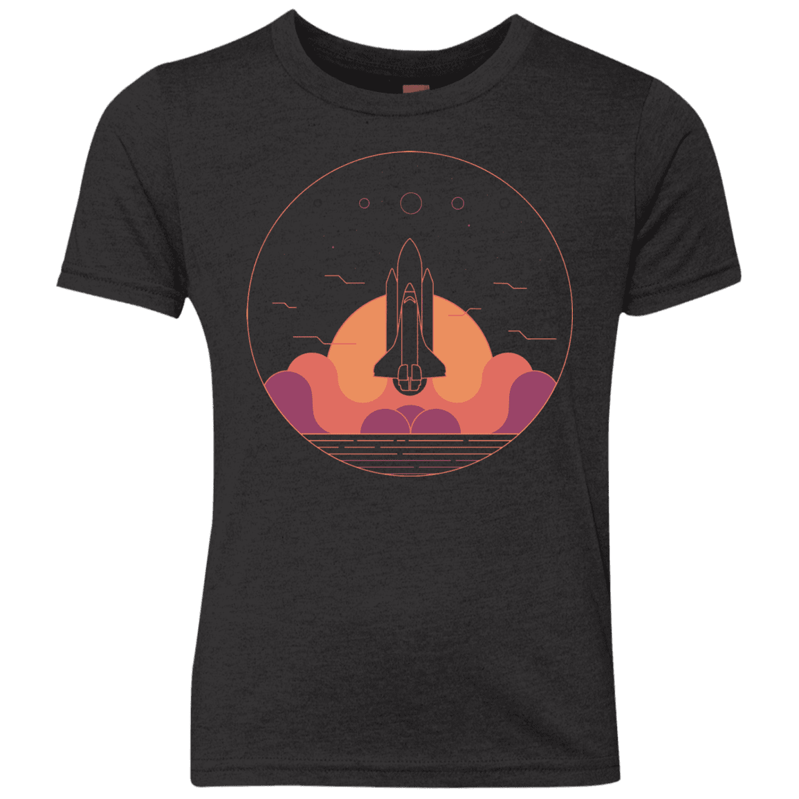 T-Shirts Vintage Black / YXS Discovery Star Youth Triblend T-Shirt