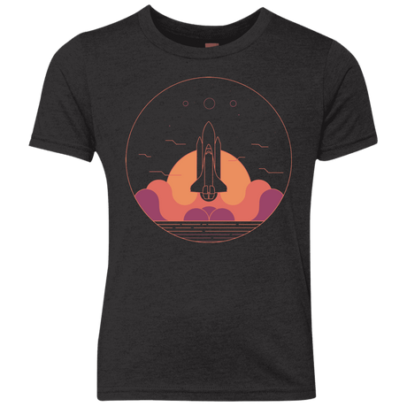 T-Shirts Vintage Black / YXS Discovery Star Youth Triblend T-Shirt