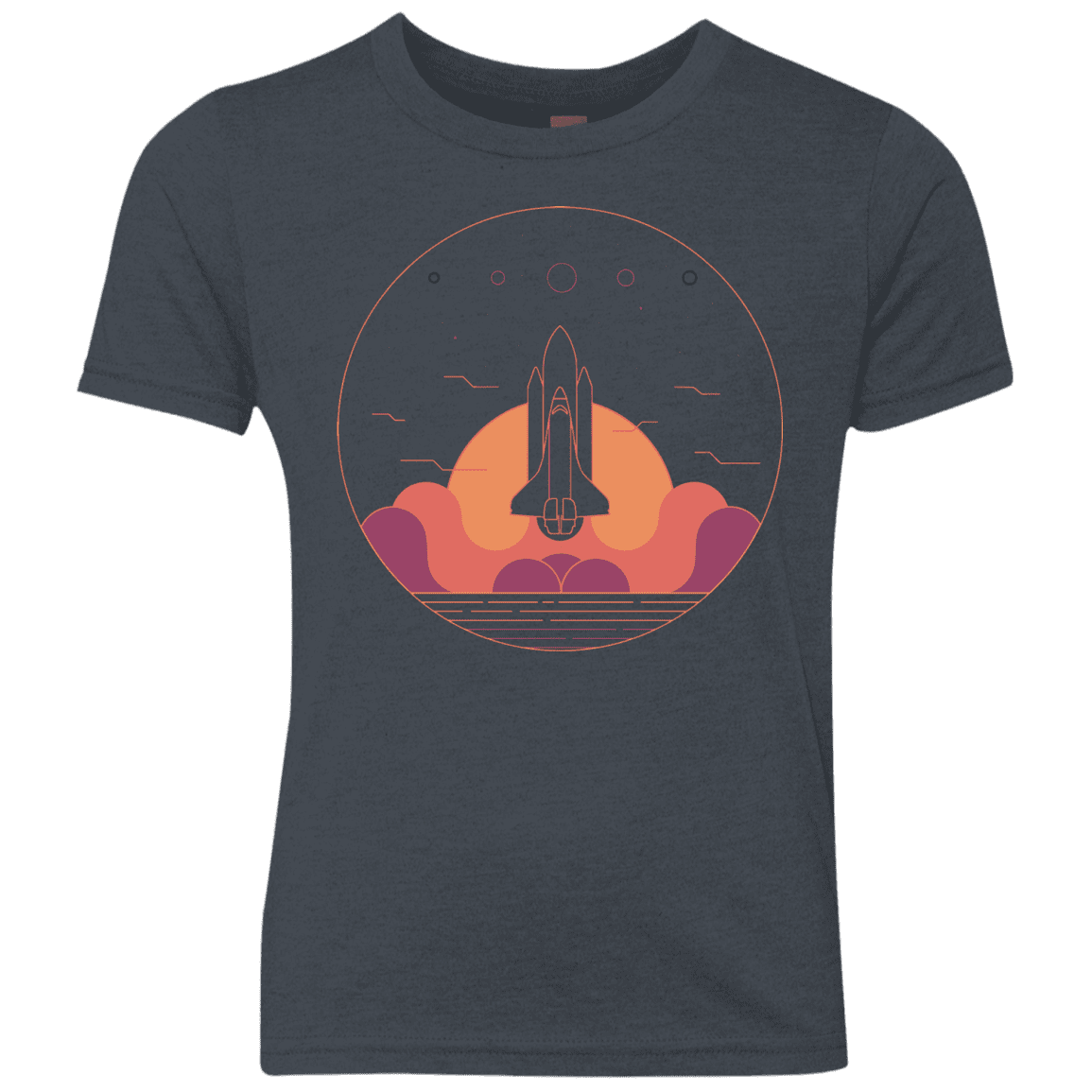 T-Shirts Vintage Navy / YXS Discovery Star Youth Triblend T-Shirt