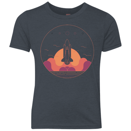 T-Shirts Vintage Navy / YXS Discovery Star Youth Triblend T-Shirt