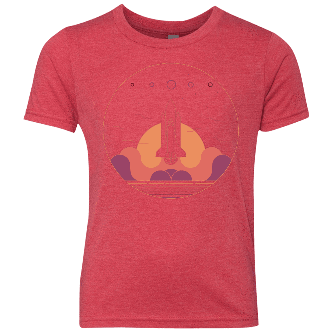 T-Shirts Vintage Red / YXS Discovery Star Youth Triblend T-Shirt