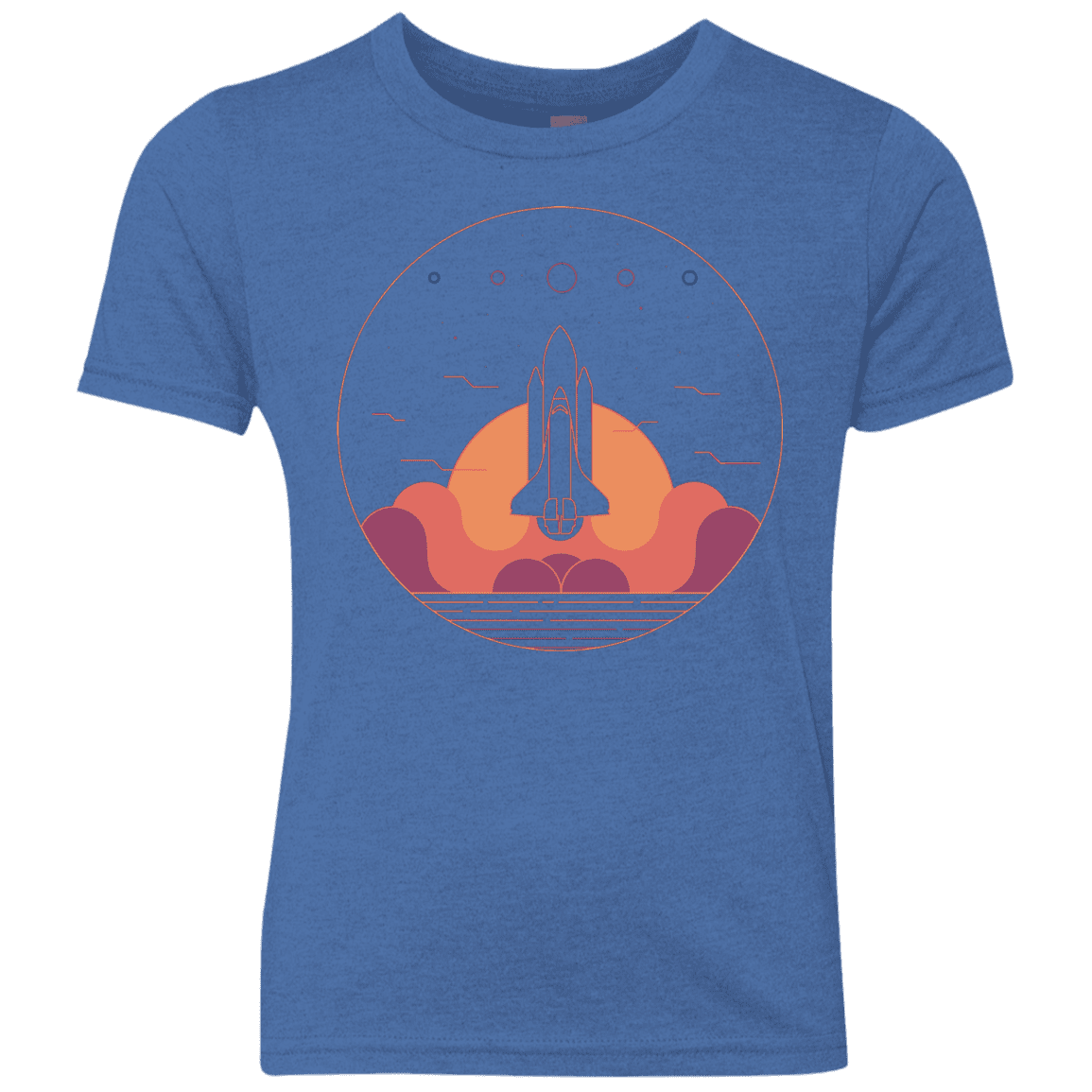 T-Shirts Vintage Royal / YXS Discovery Star Youth Triblend T-Shirt
