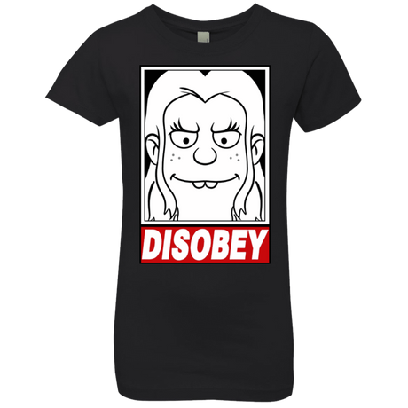 T-Shirts Black / YXS Disobey Girls Premium T-Shirt