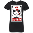 T-Shirts Black / YXS Disobey Girls Premium T-Shirt