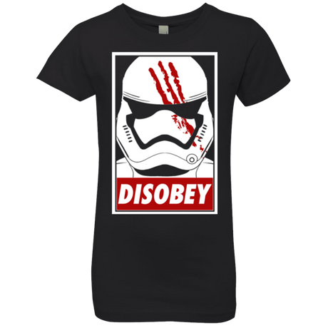 T-Shirts Black / YXS Disobey Girls Premium T-Shirt