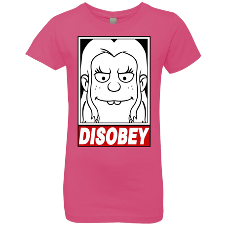 T-Shirts Hot Pink / YXS Disobey Girls Premium T-Shirt