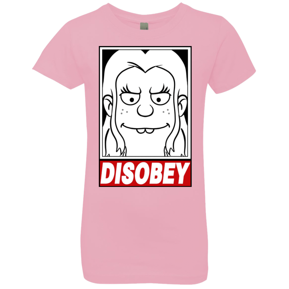 T-Shirts Light Pink / YXS Disobey Girls Premium T-Shirt
