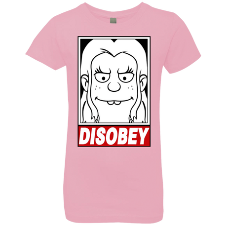 T-Shirts Light Pink / YXS Disobey Girls Premium T-Shirt