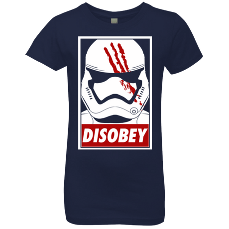 T-Shirts Midnight Navy / YXS Disobey Girls Premium T-Shirt