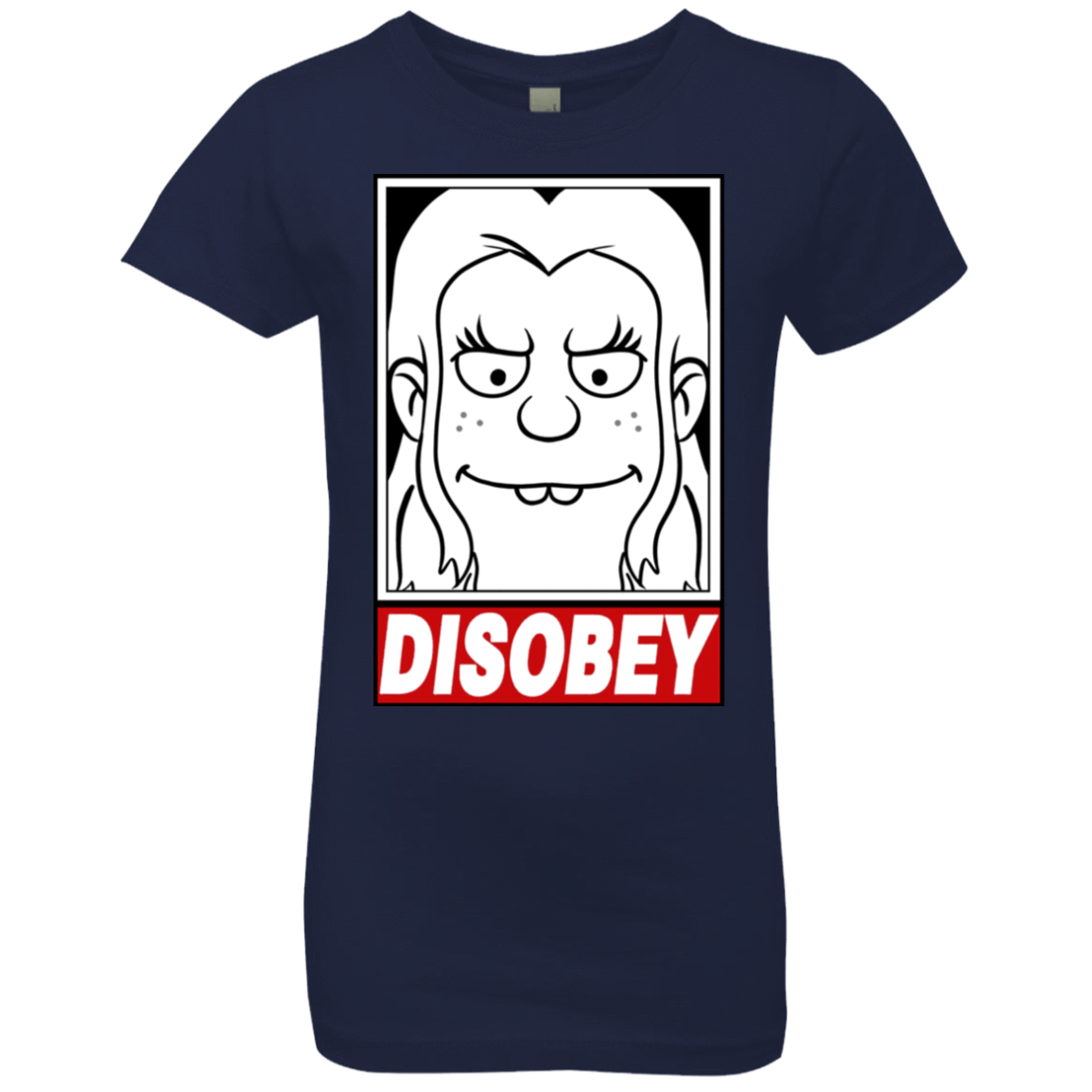 T-Shirts Midnight Navy / YXS Disobey Girls Premium T-Shirt