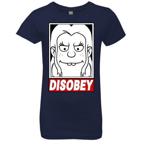 T-Shirts Midnight Navy / YXS Disobey Girls Premium T-Shirt