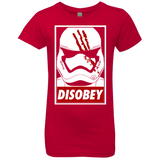 T-Shirts Red / YXS Disobey Girls Premium T-Shirt