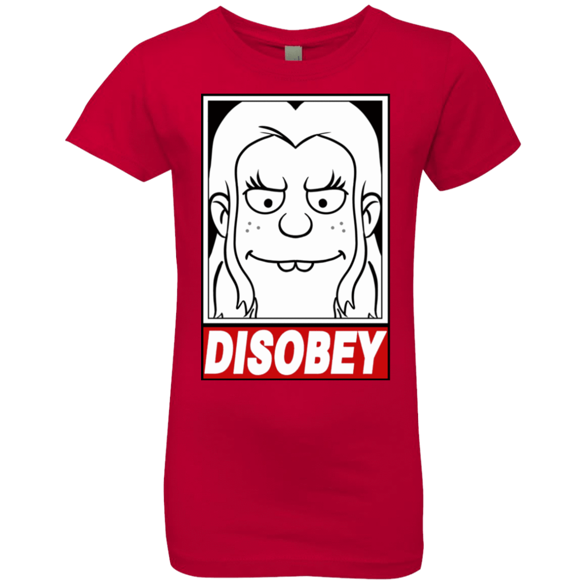 T-Shirts Red / YXS Disobey Girls Premium T-Shirt