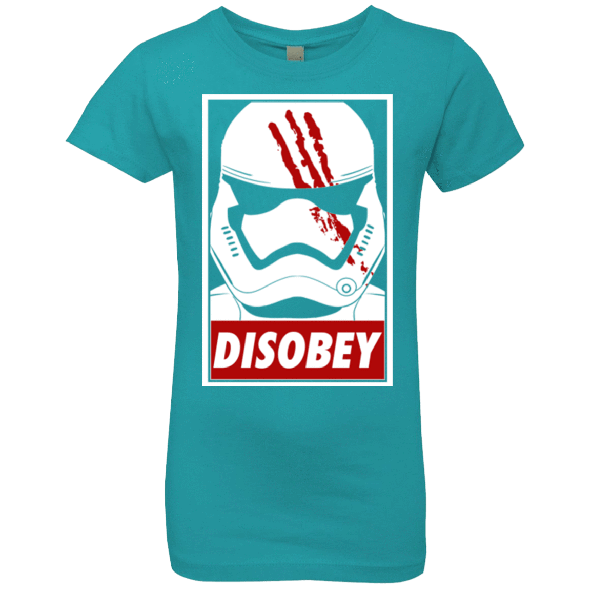 T-Shirts Tahiti Blue / YXS Disobey Girls Premium T-Shirt