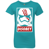 T-Shirts Tahiti Blue / YXS Disobey Girls Premium T-Shirt