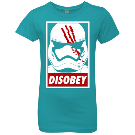 T-Shirts Tahiti Blue / YXS Disobey Girls Premium T-Shirt