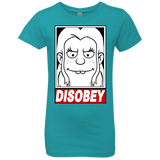 T-Shirts Tahiti Blue / YXS Disobey Girls Premium T-Shirt