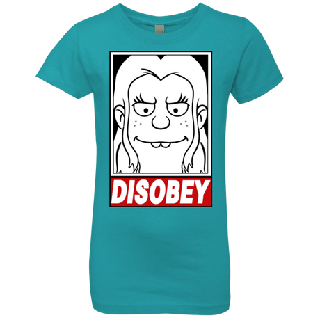 T-Shirts Tahiti Blue / YXS Disobey Girls Premium T-Shirt