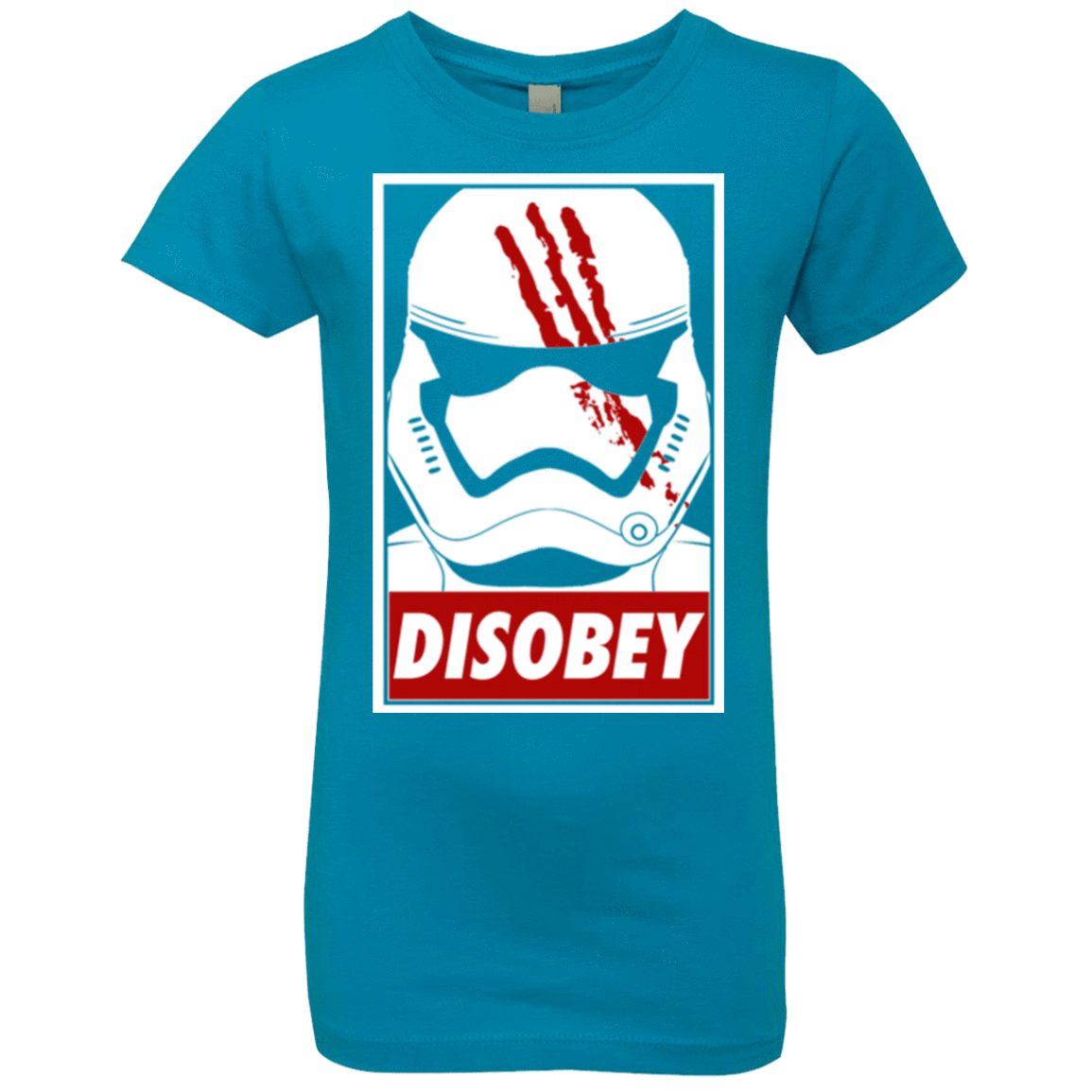 T-Shirts Turquoise / YXS Disobey Girls Premium T-Shirt