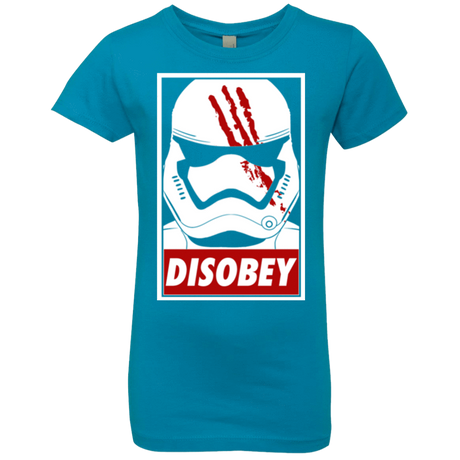 T-Shirts Turquoise / YXS Disobey Girls Premium T-Shirt
