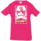 T-Shirts Hot Pink / 6 Months Disobey Infant Premium T-Shirt