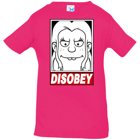 T-Shirts Hot Pink / 6 Months Disobey Infant Premium T-Shirt