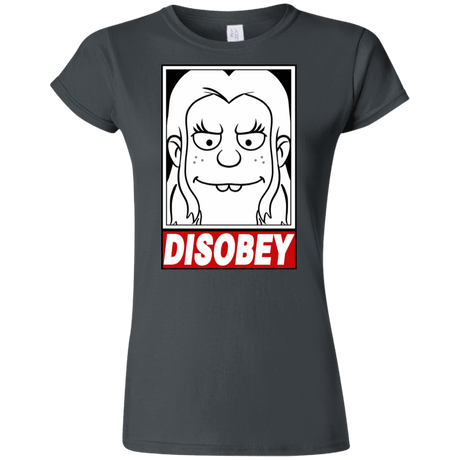 T-Shirts Charcoal / S Disobey Junior Slimmer-Fit T-Shirt