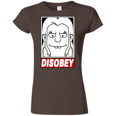 T-Shirts Dark Chocolate / S Disobey Junior Slimmer-Fit T-Shirt