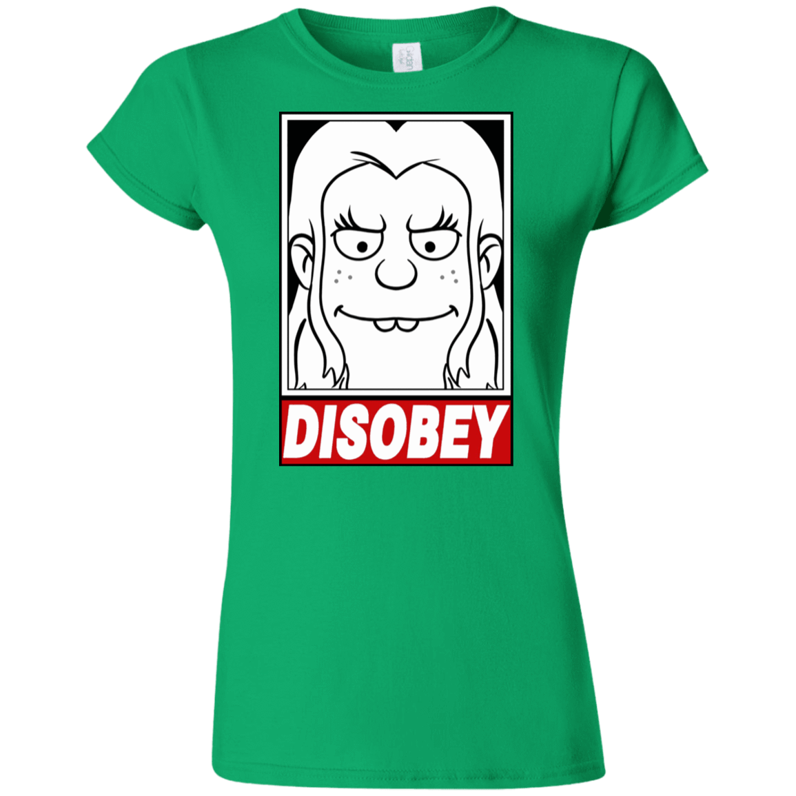 T-Shirts Irish Green / S Disobey Junior Slimmer-Fit T-Shirt