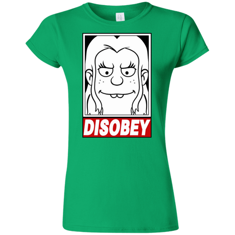 T-Shirts Irish Green / S Disobey Junior Slimmer-Fit T-Shirt