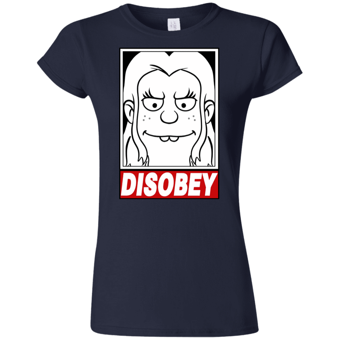 T-Shirts Navy / S Disobey Junior Slimmer-Fit T-Shirt