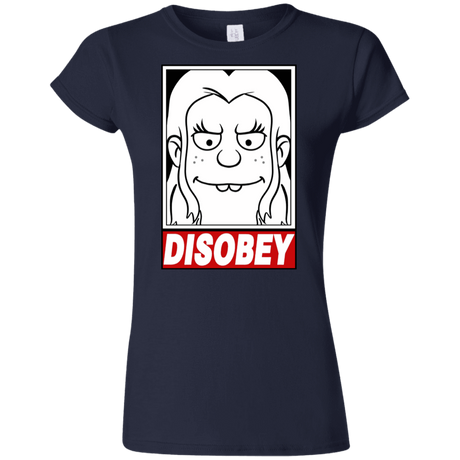 T-Shirts Navy / S Disobey Junior Slimmer-Fit T-Shirt