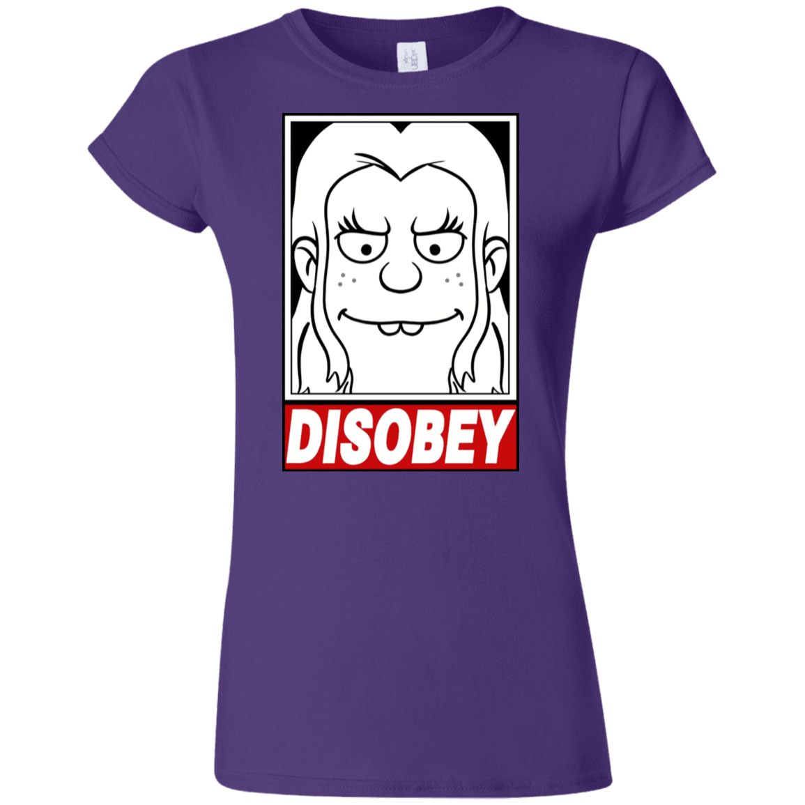 T-Shirts Purple / S Disobey Junior Slimmer-Fit T-Shirt