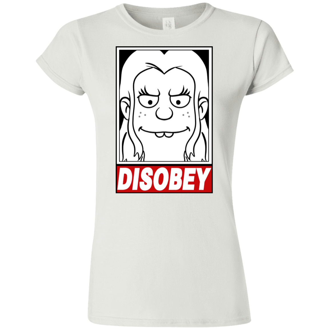 T-Shirts White / S Disobey Junior Slimmer-Fit T-Shirt