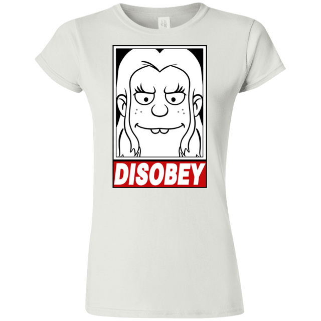 T-Shirts White / S Disobey Junior Slimmer-Fit T-Shirt