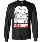 T-Shirts Black / S Disobey Men's Long Sleeve T-Shirt