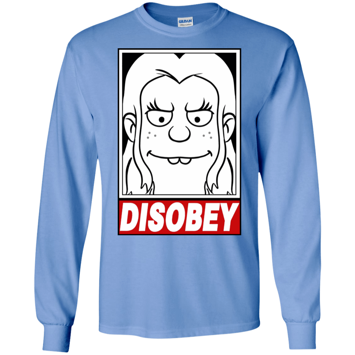 T-Shirts Carolina Blue / S Disobey Men's Long Sleeve T-Shirt