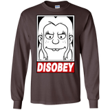 T-Shirts Dark Chocolate / S Disobey Men's Long Sleeve T-Shirt