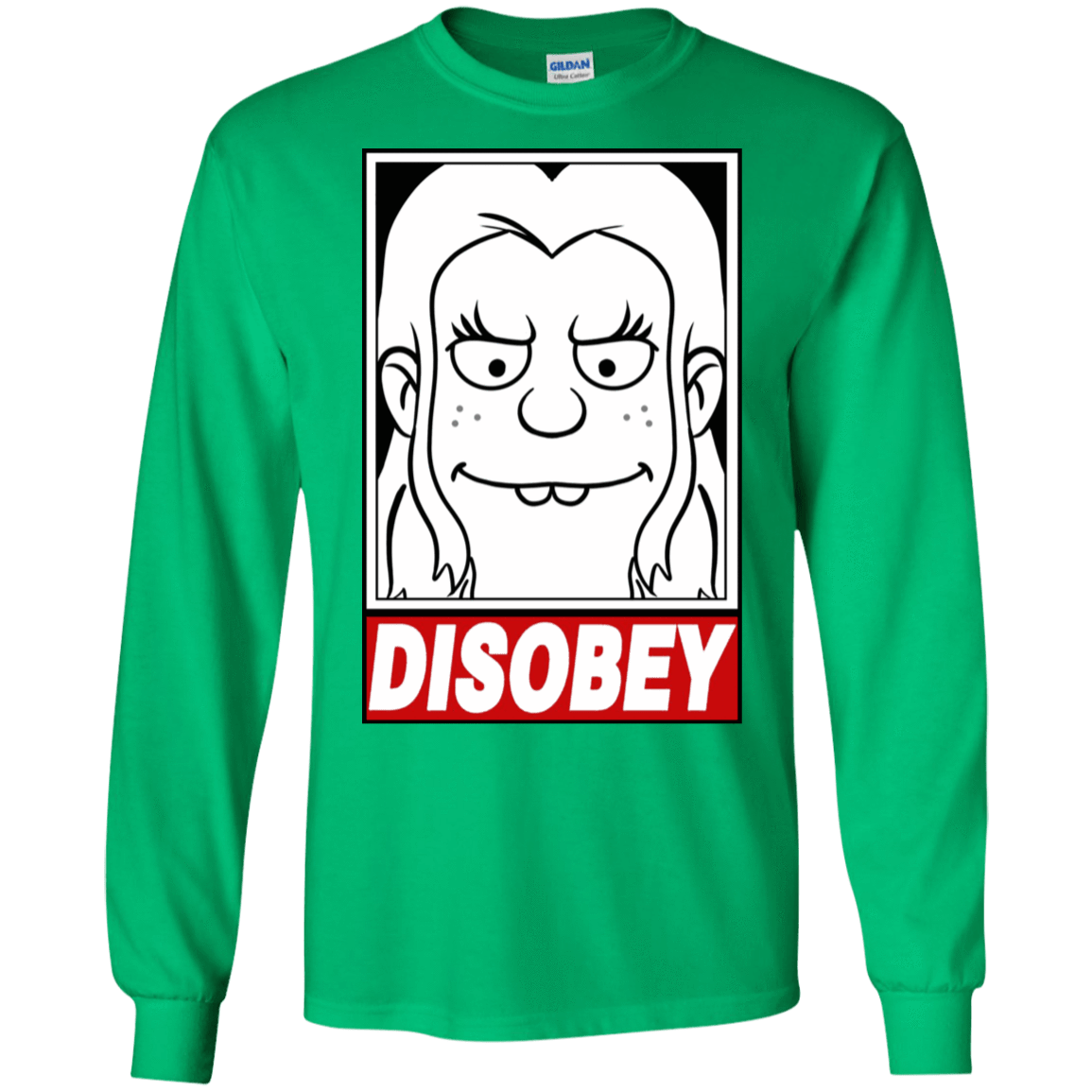 T-Shirts Irish Green / S Disobey Men's Long Sleeve T-Shirt