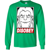 T-Shirts Irish Green / S Disobey Men's Long Sleeve T-Shirt